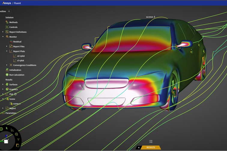 ¿Por qué elegir Fluent? Ansys Fluent proporciona una precisión excepcional, se integra a la perfección con otros solucionadores de física de Ansys y acelera los tiempos de resolución mediante un solucionador nativo de GPU, lo que permite a ingenieros, investigadores y líderes empresariales superar complejos desafíos de flujo de fluidos.