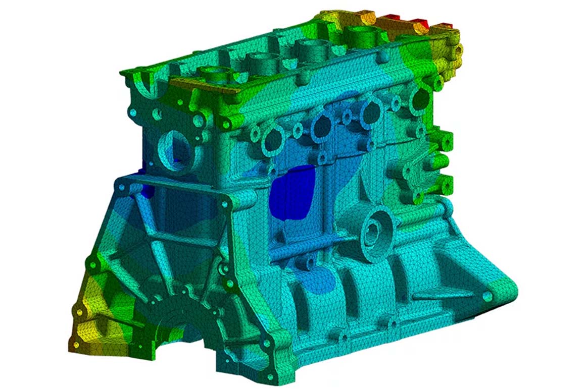 Ansys Mechanical le permite resolver problemas complejos de ingeniería estructural y tomar decisiones de diseño mejores y más rápidas.